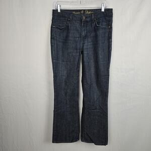 CJ by Cookie Johnson Grace Bootcut Jeans Women's 29 Blue Dark Wash